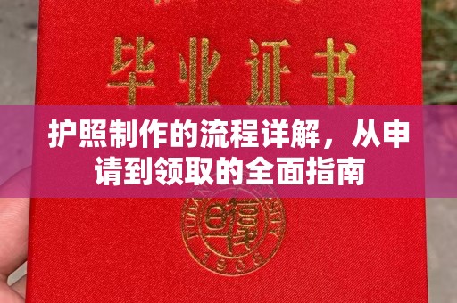 南和护照制作的流程详解，从申请到领取的全面指南