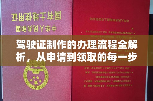 六甲驾驶证制作的办理流程全解析，从申请到领取的每一步